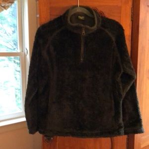 Cabelas polar fleece zip neck pullover
